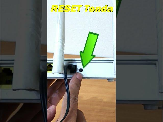 How to Reset Tenda Router to Factory Default Settings