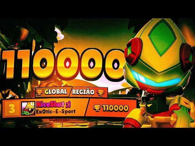 CHEGUEI AOS 110.000 TROFÉUS com o PHYSIC no BRAWL STARS!