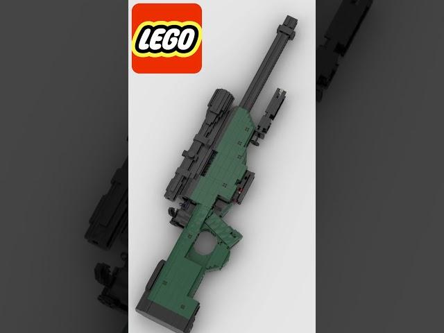 CSGO awp toy gun that works reload Custom LEGO set