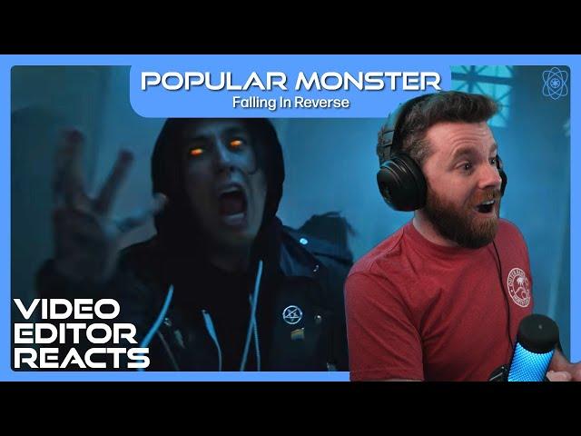 Video Editor Reacts to Falling In Reverse - Popular Monster