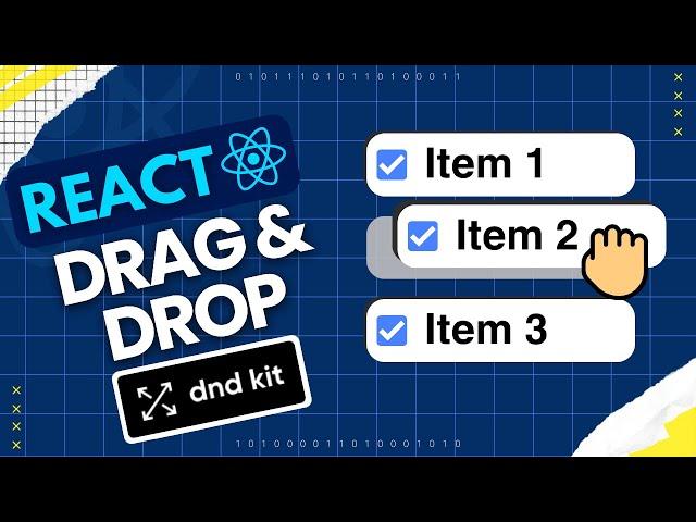 React Drag And Drop (dnd-kit) | Beginners Tutorial