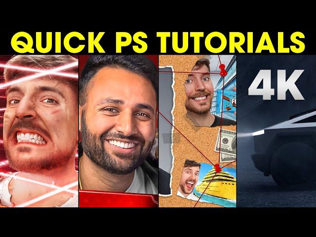 Thumbnail Tutorials 5: Laser Effect, Face Highlights, Pinboards & High-res Assets