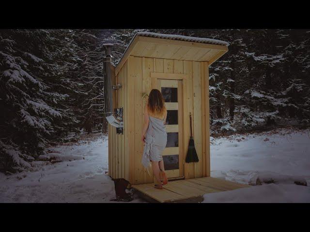 How to build a LUXURIOUS sauna without carpentry experience in 30 days