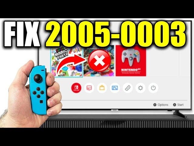 How To Fix Nintendo Switch Error 2005-0003 Unable To Download Software