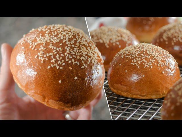 The perfect BURGER BUNS | easy recipe