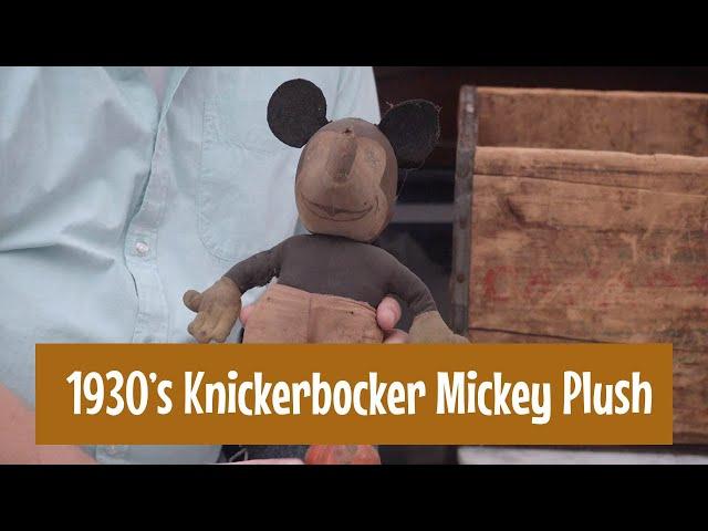 Disney Mickey Mouse Charlotte Clark Plush History 1930s Knickerbocker Doll  | Out of the Collection