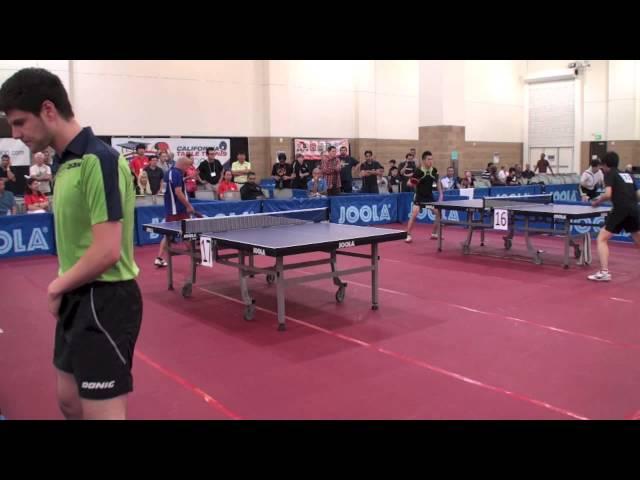 Dimitrij Ovtcharov vs John Thach Tran  Open Singles RR Group 1