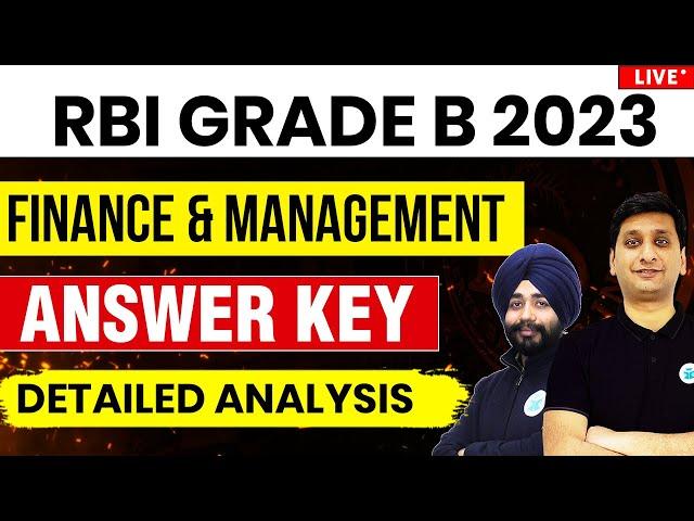 RBI Grade B 2023 Phase 2 Exam Analysis | RBI Phase 2 FM Questions & Answer key | EduTap Analysis