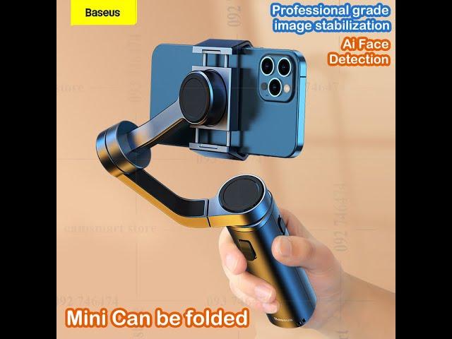 Baseus 3-Axis Handheld Gimbal Bluetooth Selfie Stick Camera stabilizer foldbale Phone Holder