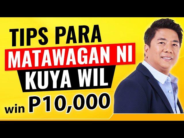 PAANO SUMALI SA TUTOK TO WIN PARA MATAWAGAN NI KUYA WIL | WOWOWIN | HOW TO 101 - OFFICIAL