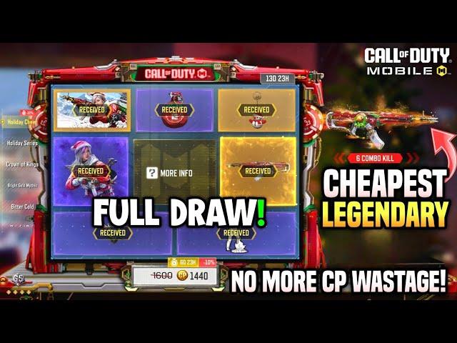 Buying New Legendary AK47 Santa's Little Reaper CODM | HOLIDAY CHEER Draw Cod Mobile