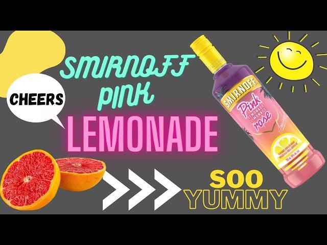 Smirnoff Pink lemonade Cocktail