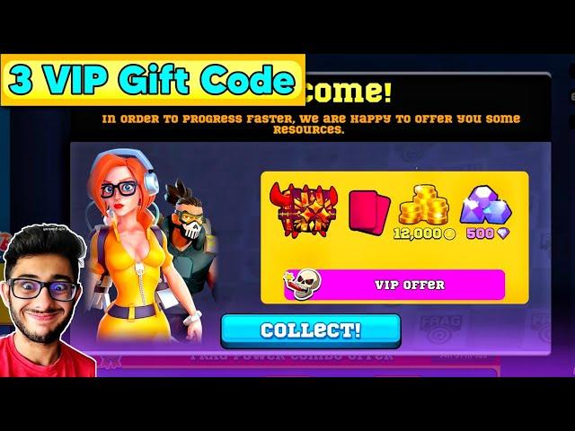 NEW 3 VIP GIFT CODE  FRAG Pro Shooter