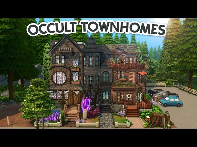 Occult Townhomes   // The Sims 4 Speed Build