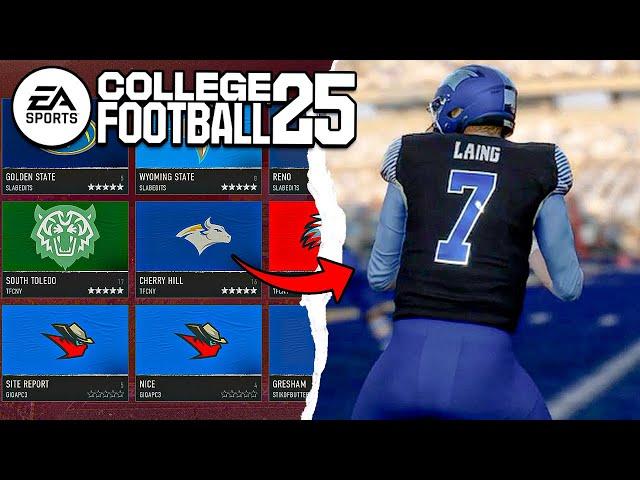 Team Builder FIRST LOOK for EA CFB 25