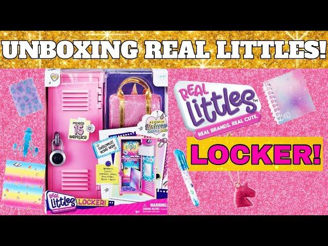 UNBOXING Real Littles Pink Locker and Glitter Unicorn Duffle Bag Blind Box Opening!