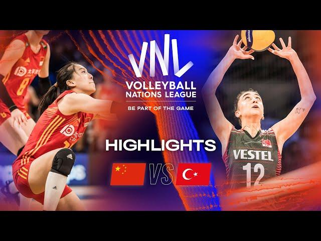  CHN vs.  TUR - Highlights Final | Women's VNL 2023