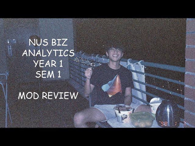 WATCH THIS BEFORE COMING TO NUS BIZ ANALYTICS (SoC)