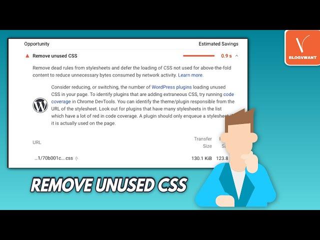 2 Solutions - How to Fix Remove Unused CSS - Google PageSpeed Insights Error - Manual and Plugin Way