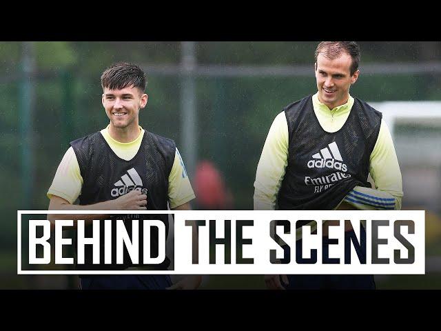  Kieran Tierney's new nickname! | Arsenal train ahead of the north London derby