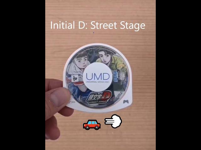 Initial D Street Stage Street Racing Game for PSP based on Initial D street racing Manga and Anime