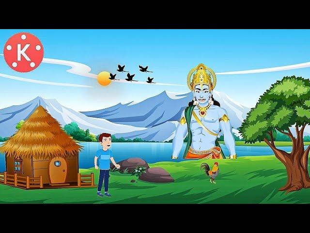 how to make cartoon animation video in kinemaster/how to make 2d cartoon video in kinemaster