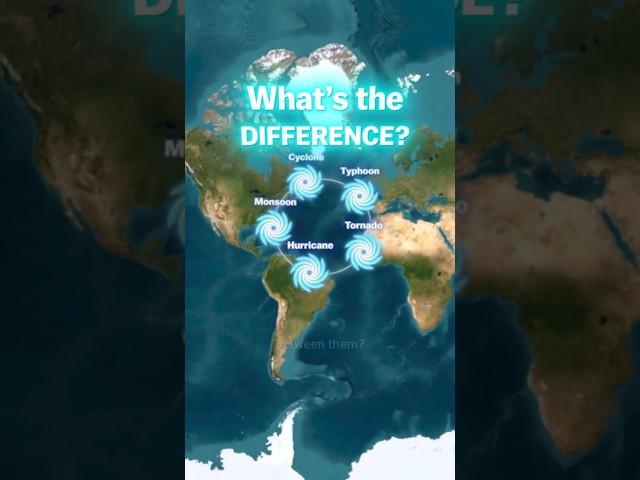 ️ Hurricanes, Tornadoes, Typhoons, Cyclones & Monsoons ️ What’s the Difference?