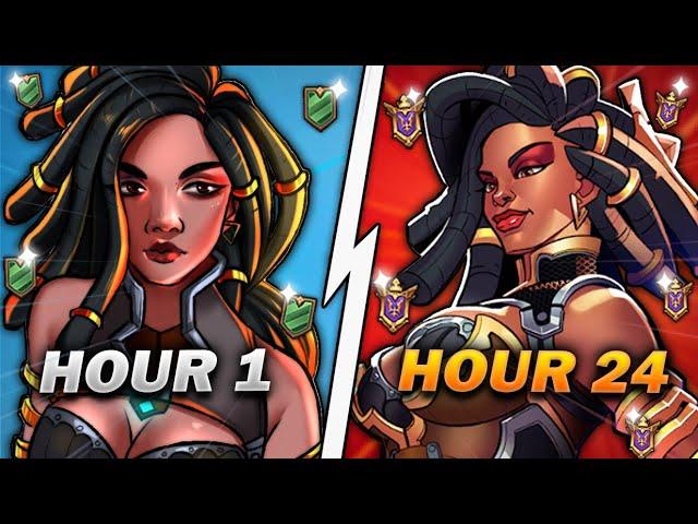 I Spent 24 HOURS Learning IMANI In Paladins!