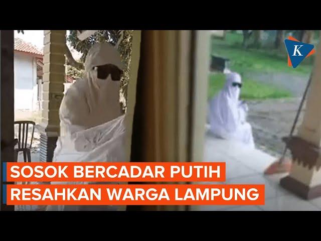 Sosok Bercadar Putih Minta Sumbangan hingga Resahkan Warga Lampung