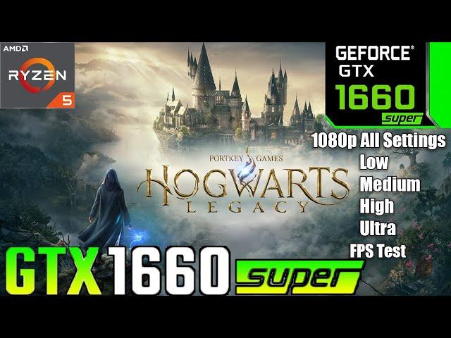 Hogwarts Legacy GTX 1660 Super 1080p All Settings FPS Test