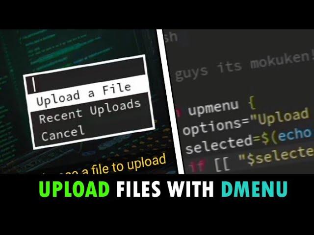 upload a files with dmenu?