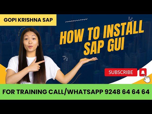 How to Install SAP GUI on windows 7 8 10 11 | SAP GUI Installation on Windows | #sap, #saphana