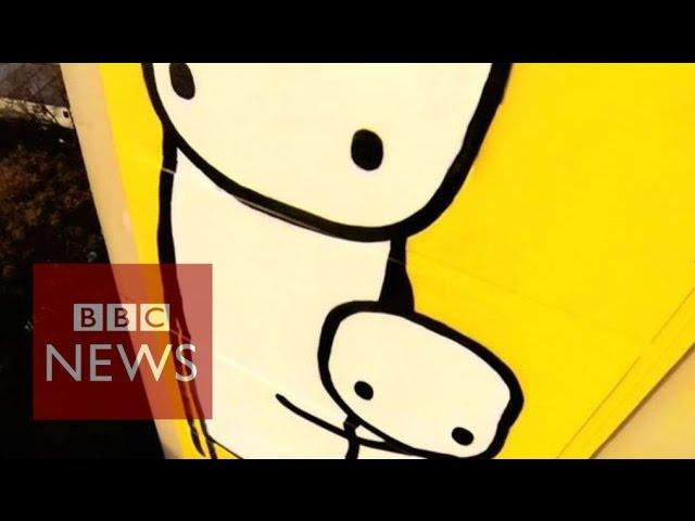 Graffiti artist Stik's life painting on the streets - BBC News