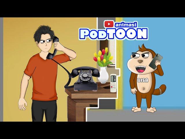 TELPON TERUS - Animasi Podtoon