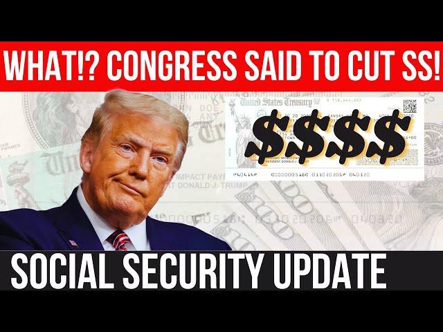 CONGRESS JUST SAID "CUT SOCIAL SECURITY"! (NEW VIDEO CLIP) SSA SSI SSDI Payments | Social Security U