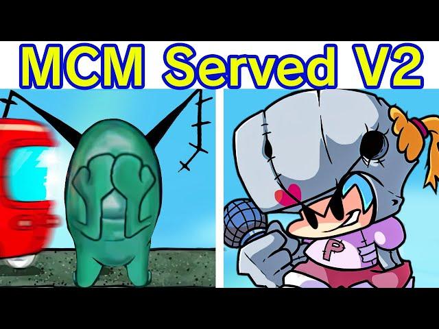 Friday Night Funkin' VS Plankton Got Served V2 | Mistful Crimson Morning V2 (FNF Mod/MCM/Spongebob)