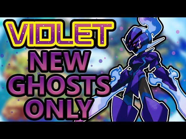 I Beat Pokemon Violet With Only NEW Ghost Type Pokemon!