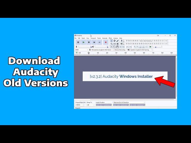 How To Download Audacity Old Versions - 2023