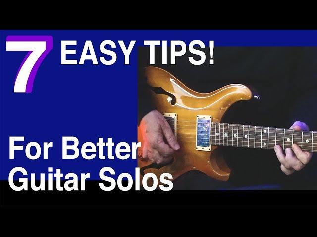 Play Better Guitar Solos | Seven Easy Tips | Tim Pierce | Learn To Play | Guitar Lesson