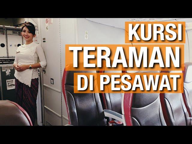 AKHIRNYA JELAS!! KURSI TERAMAN di PESAWAT - TANYA PILOT