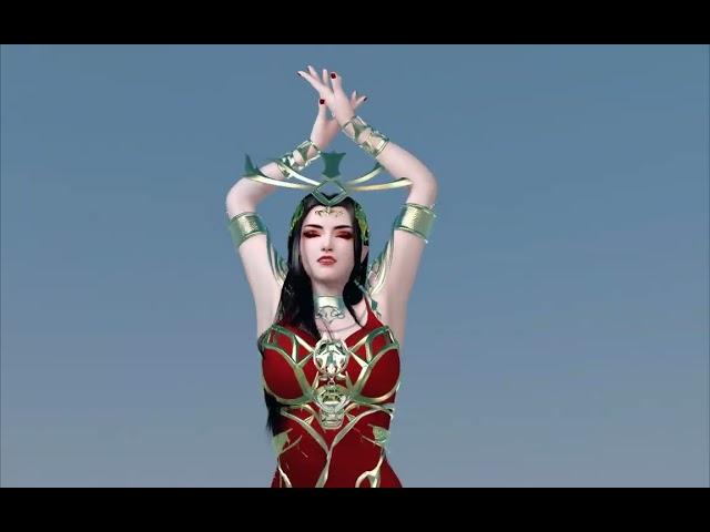 元女神 MMD VMD 游戏 美杜莎 maria