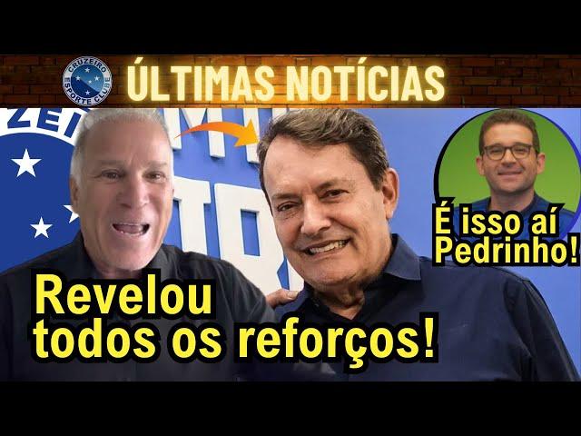 BOMBA DO JAECI! JORNALISTA REVELOU TODOS OS REFORÇOS CONTRATADOS PELO CRUZEIRO!