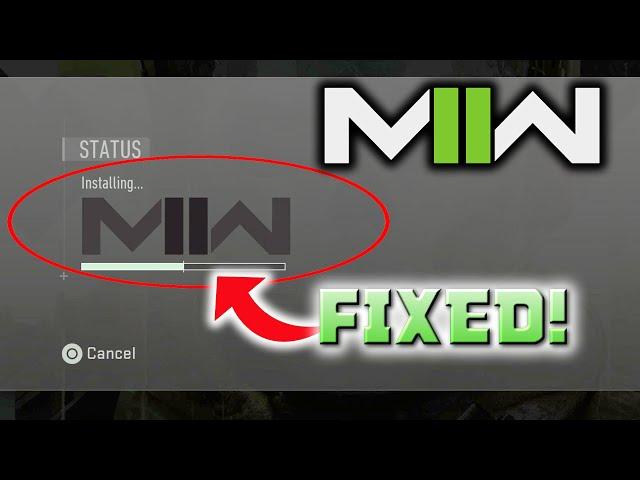 MW2 INFINITE INSTALL GLITCH - EASY FIX (How To Fix MW2 Campaign)