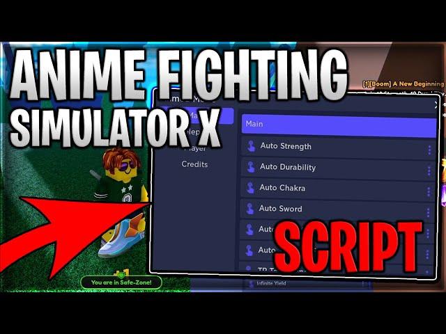 [RELEASE] Anime Fighting Simulator X Script Hack Auto Farm Inf Yen Max Stats - Roblox Pastebin 2023