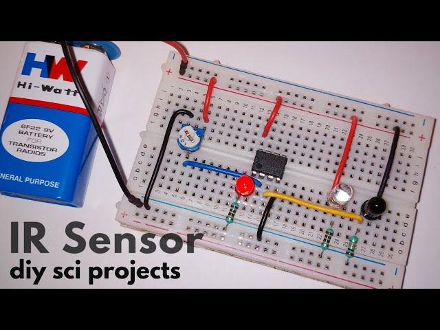 How to make IR Sensor/Obstacle Detector using LM358 IC...