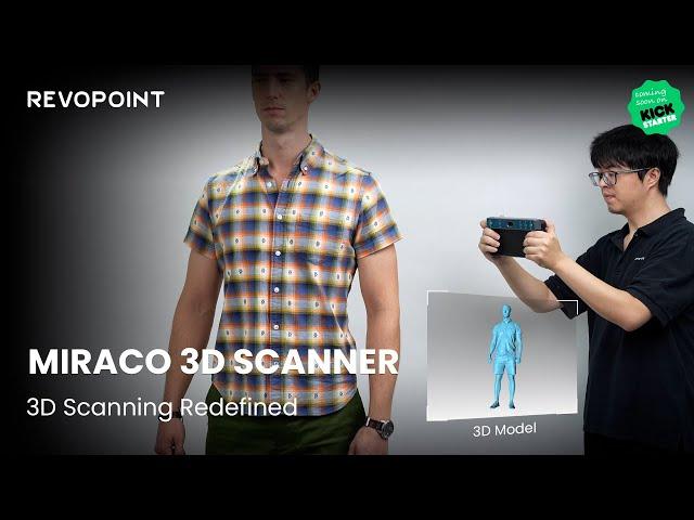 Revopoint MIRACO 3D Scanner: Next-Gen Body & Face Scanning in Action!