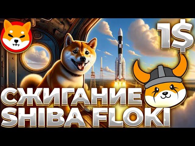 SHIBA INU И FLOKI СЖИГАНИЕ! ПОЧЕМУ SHIB НЕ СЖИГАЕТ ТОКЕНЫ! SHIB/FLOKI 1$!