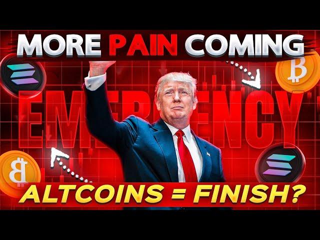 Emergency Crypto Market Crash Update | Altcoins Hold Or Sell? More Pain Coming? Cryptocurrency NEWS