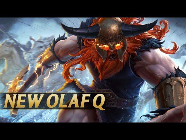 NEW OLAF Q EFFECT - League of Legends