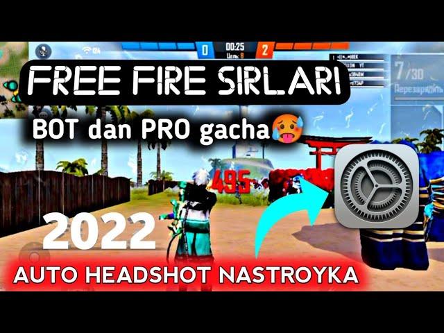 FREE FIRE SIRLARI UZBEK TILIDA | FREE FIRE NASTROYKA QILISH 2022 | FREE FIRE OʻYNASHNI OʻRGANISH